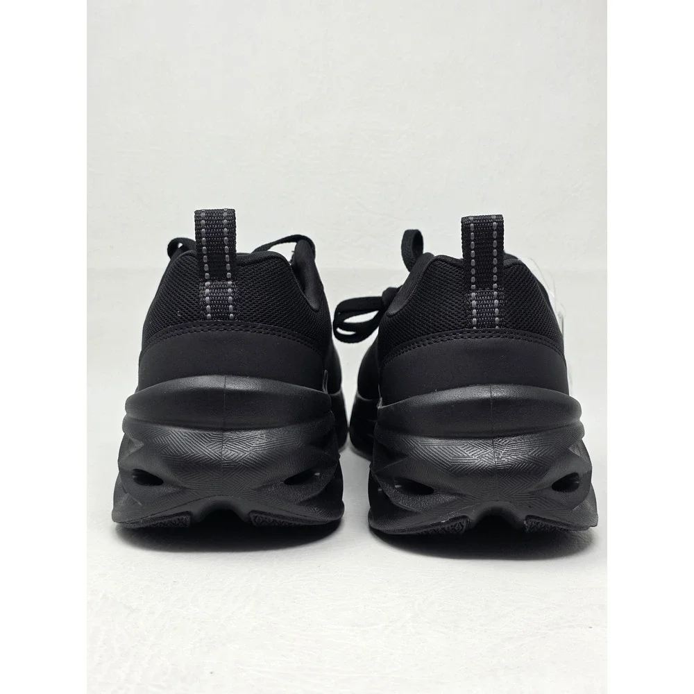Skechers Glide-Step Men 8.5 Wide Fit Black Sneakers 66733WMCBBK Memory Foam New